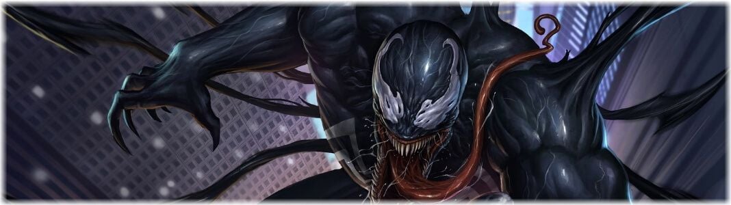Venom figures and statues