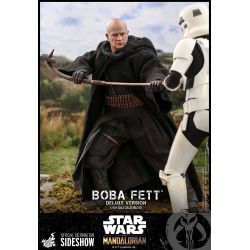 Boba Fett (Deluxe) figure di Hot Toys TMS034 (The Mandalorian)