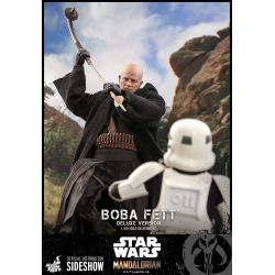 Boba Fett (Deluxe) figure di Hot Toys TMS034 (The Mandalorian)
