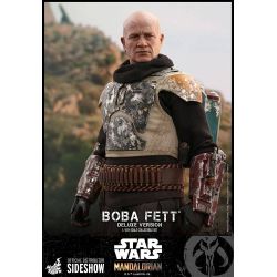 Boba Fett (Deluxe) figure di Hot Toys TMS034 (The Mandalorian)