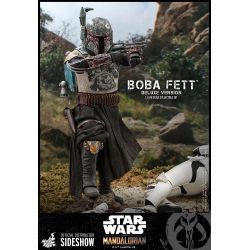 Boba Fett (Deluxe) figure di Hot Toys TMS034 (The Mandalorian)