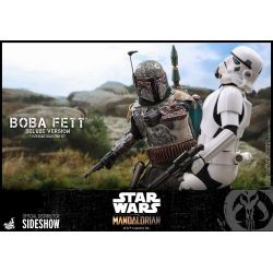 Boba Fett (Deluxe) figure di Hot Toys TMS034 (The Mandalorian)