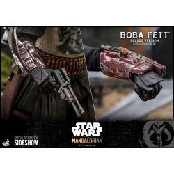 Boba Fett (Deluxe) figure di Hot Toys TMS034 (The Mandalorian)
