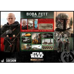 Boba Fett (Deluxe) figure di Hot Toys TMS034 (The Mandalorian)
