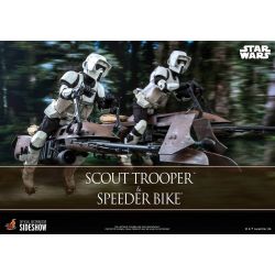 Scout Trooper e Speeder Bike Hot Toys figura MMS612 (Star Wars Return Of The Jedi)
