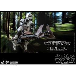 Scout Trooper e Speeder Bike Hot Toys figura MMS612 (Star Wars Return Of The Jedi)