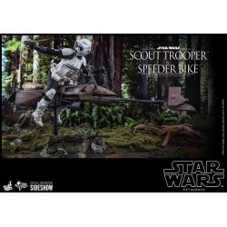 Scout Trooper e Speeder Bike Hot Toys figura MMS612 (Star Wars Return Of The Jedi)