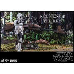 Scout Trooper e Speeder Bike Hot Toys figura MMS612 (Star Wars Return Of The Jedi)