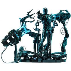 Neon Tech Iron Man Hot Toys Movie Masterpiece figura MMS672D50 (Iron Man)