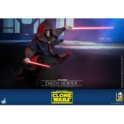 Darth Sidious figura Hot Toys TMS102 (Star Wars Clone Wars)