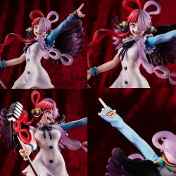 Uta Megahouse diva del mondo Statua Portrait of Pirates POP (One Piece Red)