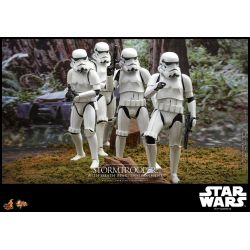 Stormtrooper With Death Star Hot Toys MMS736 1/6 action figure (Star Wars Power Of The Dark Side)