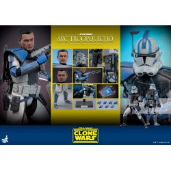 Arc Trooper Echo Hot Toys TMS133 figurine 1/6 (Star Wars The Clone Wars)