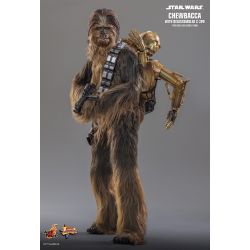 Chewbacca With Disassembled C-3PO Hot Toys MMS766 - Star Wars The Empire Strikes Back 1/6 figure
