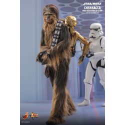 Chewbacca With Disassembled C-3PO Hot Toys MMS766 - Star Wars The Empire Strikes Back 1/6 figure