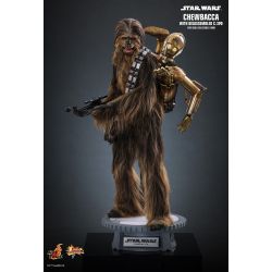 Chewbacca With Disassembled C-3PO Hot Toys MMS766 - Star Wars The Empire Strikes Back 1/6 figure