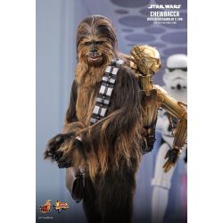 Chewbacca With Disassembled C-3PO Hot Toys MMS766 - Star Wars The Empire Strikes Back 1/6 figure