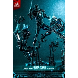 Neon Tech Iron Man Hot Toys Movie Masterpiece figura MMS672D50 (Iron Man)