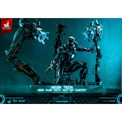Neon Tech Iron Man Hot Toys Movie Masterpiece figura MMS672D50 (Iron Man)