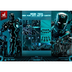 Neon Tech Iron Man Hot Toys Movie Masterpiece figura MMS672D50 (Iron Man)