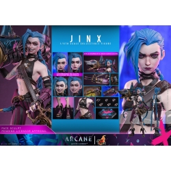 Jinx Hot Toys TMS137 - action figurine 1/6 Arcane League Of Legends