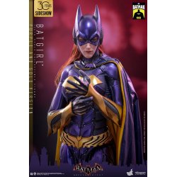 Batgirl Hot Toys VGM65 version Purple And Gold - figurine Batman Arkham Knight 1/6