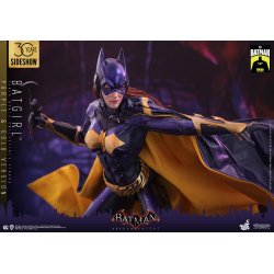 Batgirl Hot Toys VGM65 version Purple And Gold - figurine Batman Arkham Knight 1/6