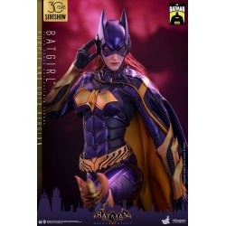 Batgirl Hot Toys VGM65 version Purple And Gold - figurine Batman Arkham Knight 1/6