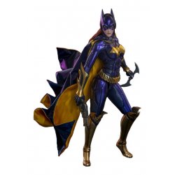 Batgirl Hot Toys VGM65 version Purple And Gold - figurine Batman Arkham Knight 1/6