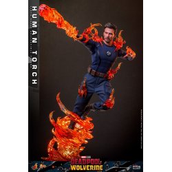 Human Torche Hot Toys mms789 - figurine Deadpool et Wolverine 1/6