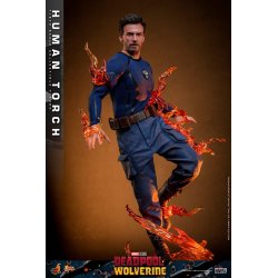 Human Torche Hot Toys mms789 - figurine Deadpool et Wolverine 1/6