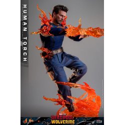 Human Torche Hot Toys mms789 - figurine Deadpool et Wolverine 1/6