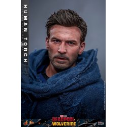 Human Torche Hot Toys mms789 - figurine Deadpool et Wolverine 1/6
