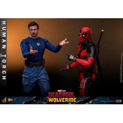 Human Torche Hot Toys mms789 - figurine Deadpool et Wolverine 1/6