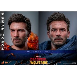 Human Torche Hot Toys mms789 - figurine Deadpool et Wolverine 1/6