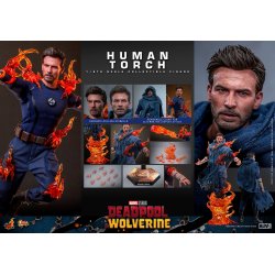 Human Torche Hot Toys mms789 - figurine Deadpool et Wolverine 1/6