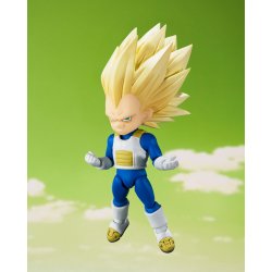 Vegeta Super Saiyan 3 Mini SH Figuarts Bandai - Dragon Ball Daima action figure 8 cm
