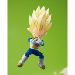 Vegeta Super Saiyan 3 Mini SH Figuarts Bandai - Dragon Ball Daima action figure 8 cm