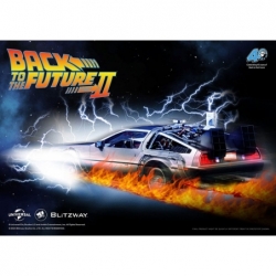 Delorean Time Machine Blitzway - réplique 1/6 voiture Retour Vers Le Futur 2