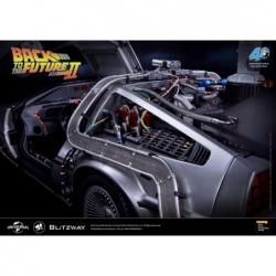 Delorean Time Machine Blitzway - réplique 1/6 voiture Retour Vers Le Futur 2