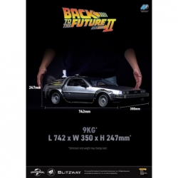 Delorean Time Machine Blitzway - réplique 1/6 voiture Retour Vers Le Futur 2