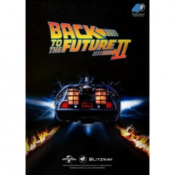 Delorean Time Machine Blitzway - réplique 1/6 voiture Retour Vers Le Futur 2