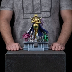 Mu Du Bélier Art Scale deluxe par Iron Studios - statue 1/10 Saint Seiya de 27 cm