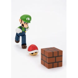 Luigi SH Figuarts Reissue par Bandai Tamashii Nations - figurine Super Mario de 11 cm