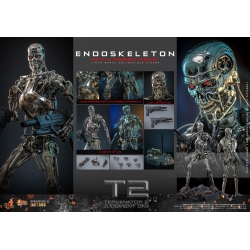 Endoscheletro (Versione Battle Damaged) di Hot Toys - Terminator 2 in scala 1/6 action figure - Riferimento MMS840D77