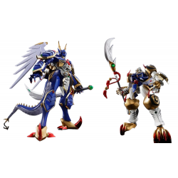 Ryuko-O e Koryu-O Soul of Chogokin di Bandai - Super Robot Wars OG action figures da 20 cm - Riferimento GX-119