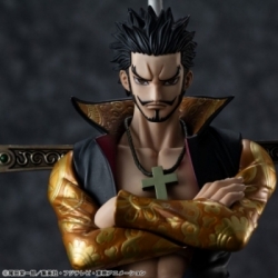 Dracule Mihawk Portrait Of Pirates POP SA-Limited di Megahouse - One Piece statua da 29 cm