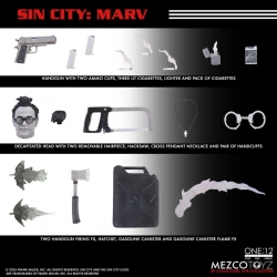 Marv One:12 par Mezco - figurine 1/12 Sin City de 17 cm