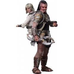 Dek e Thia di Hot Toys Set da collezione versione - Predator: Badlands action figures in scala 1/6 - Riferimento MMS850