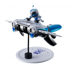 Astro Bot et Dual Speeder Chogokin par Bandai Tamashii Nations - figurine de 16 cm